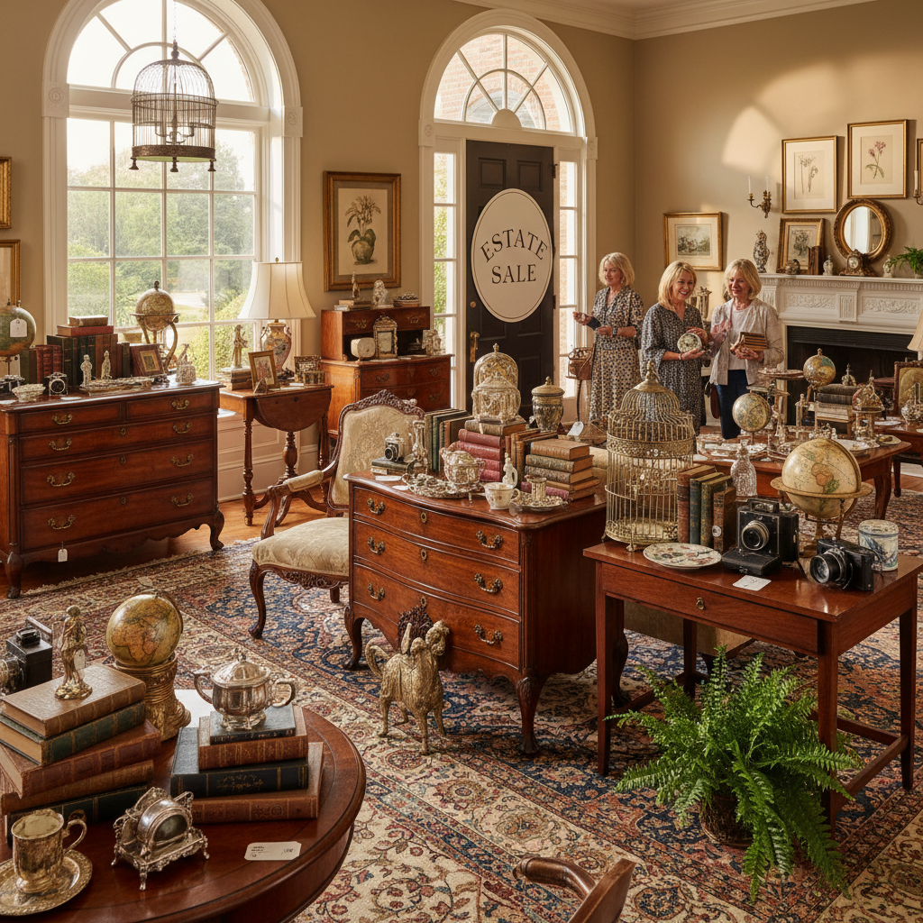 Estate sale preparation